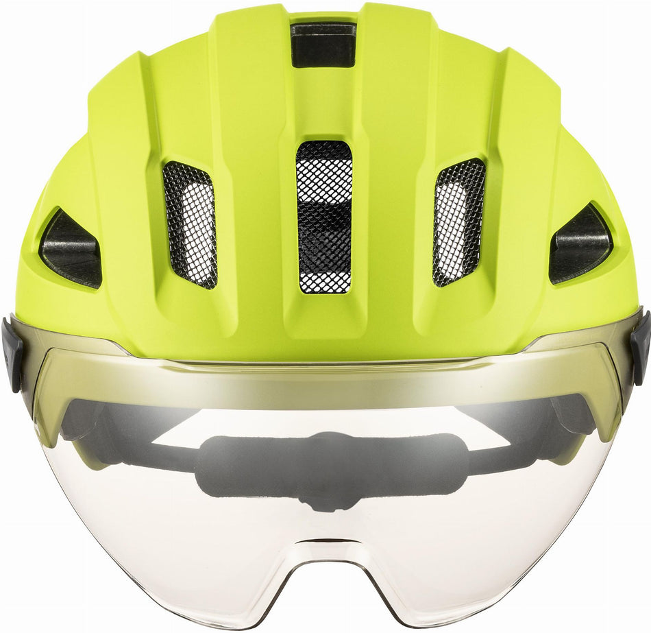 Uvex Stride Visor Mips Helm lime matt