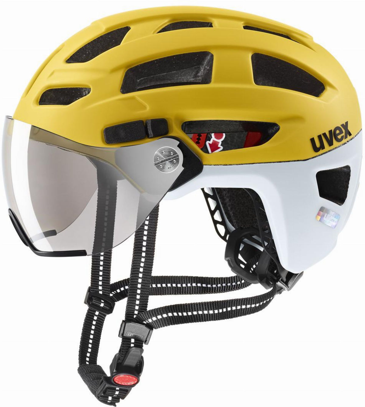 Uvex Finale Visor Helm sunbee-cloud matt - 52-57 cm