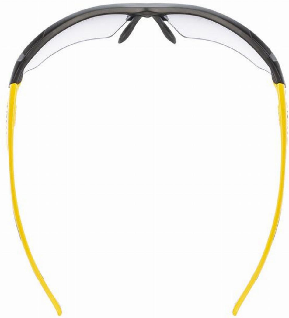 Uvex Sportstyle 802 V Sportbrille black matt-sunbee/smoke