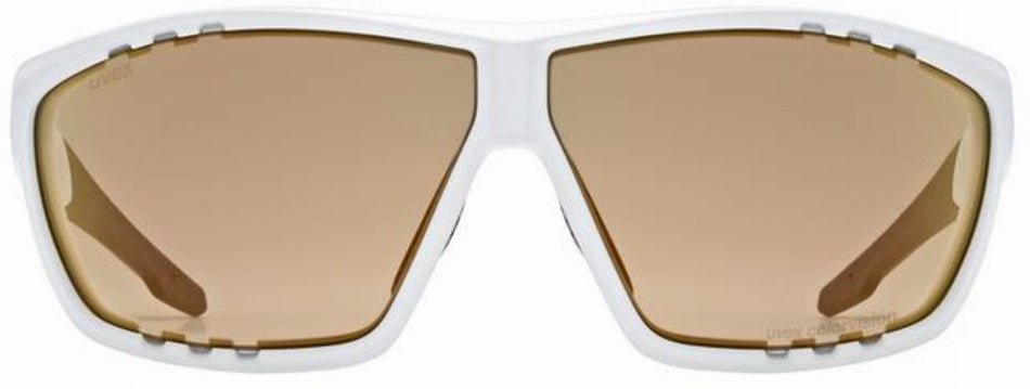 Uvex Sportstyle 706 CV V MTB Brille white matt/litemirror red