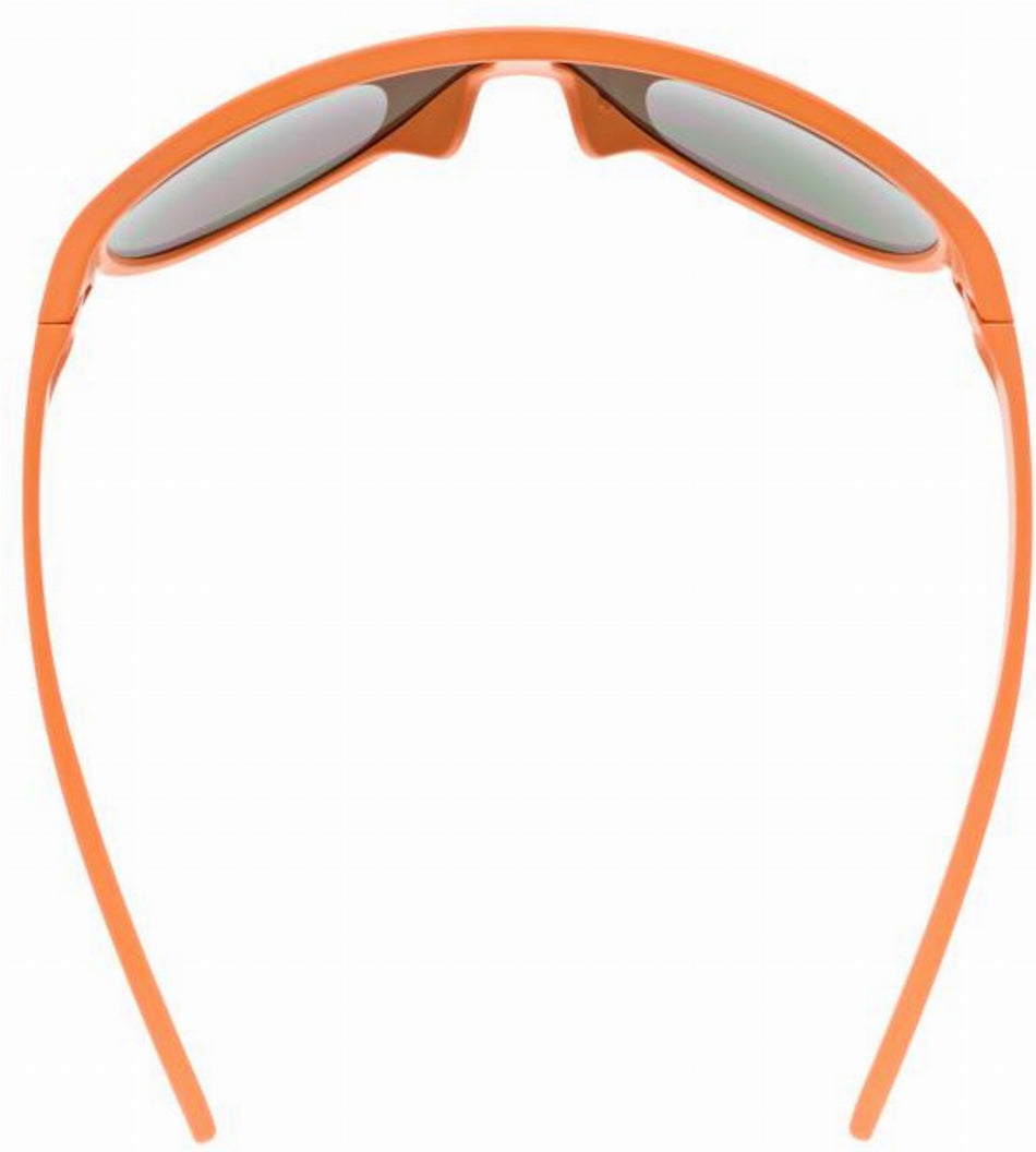 Uvex Sportstyle 512 Sportbrille orange matt/mirror green