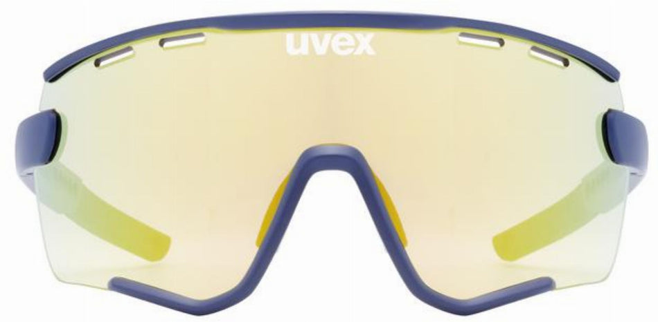 Uvex Sportstyle 236 Set Sportbrille blue matt/mirror yellow