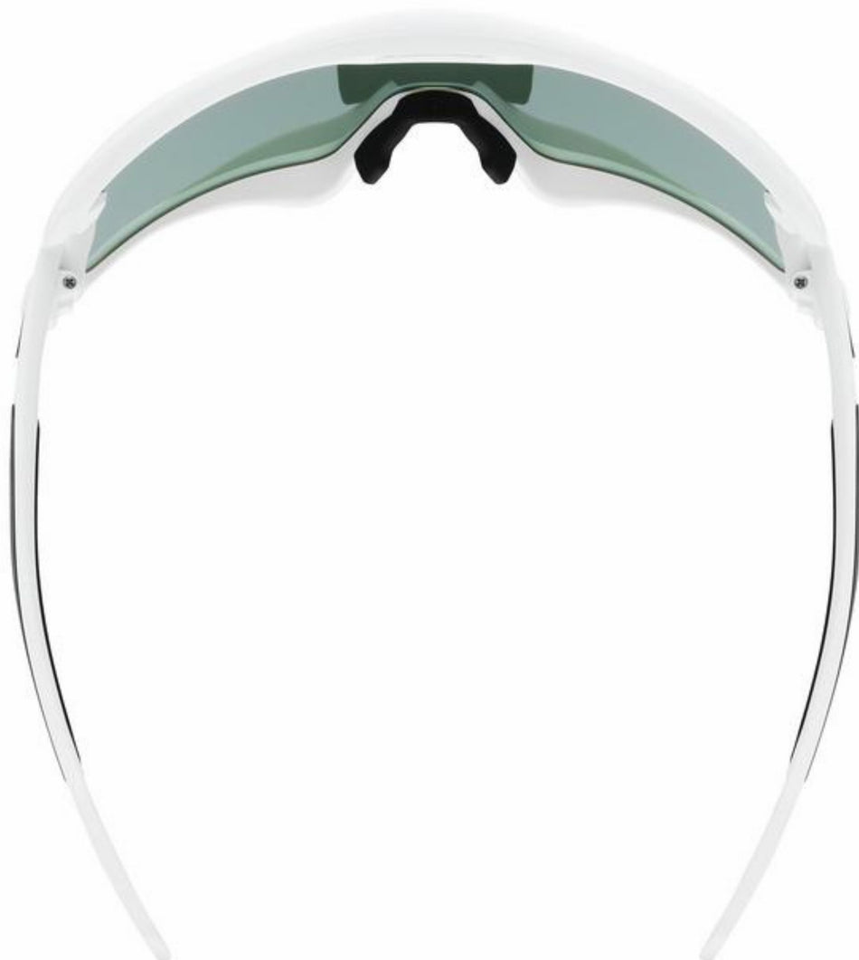 Uvex Sportstyle 231 2.0 Sportbrille white matt/mirror blue
