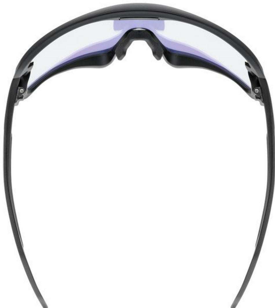 Uvex Sportstyle 231 2.0 V Sportbrille black matt/litemirror red