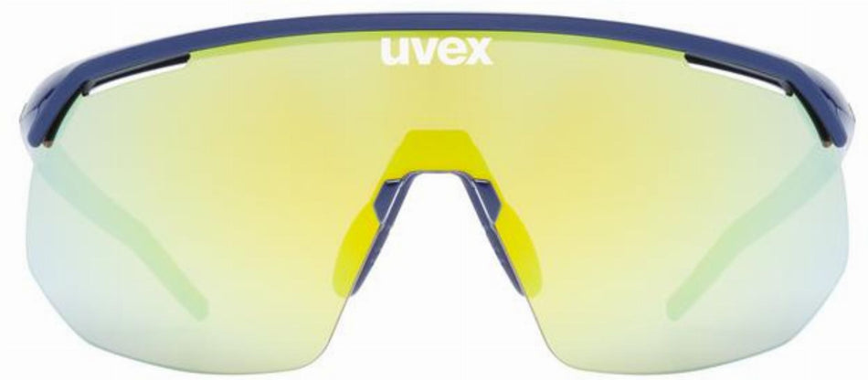 Uvex Pace One Sportbrille blue/mirror yellow