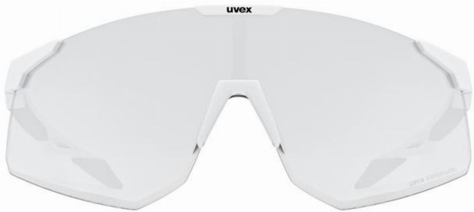 Uvex Pace Perform S V Sportbrille white matt/litemirror silver