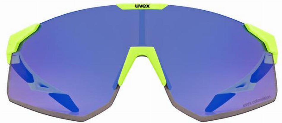 Uvex Pace Perform CV Sportbrille yellow matt/buzzy blue