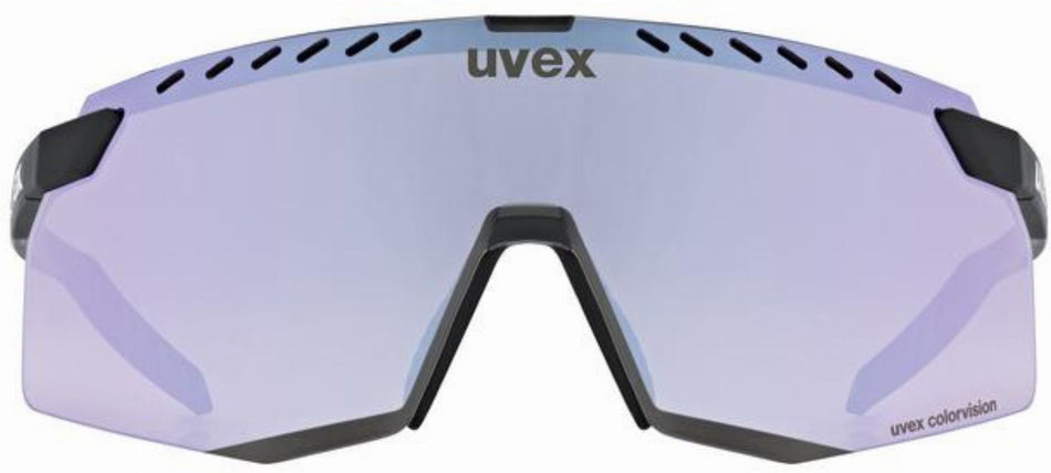 Uvex Pace Stage CV Sportbrille black matt/pushy pink