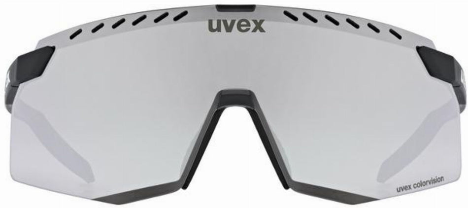 Uvex Pace Stage CV Sportbrille black matt/serious silver
