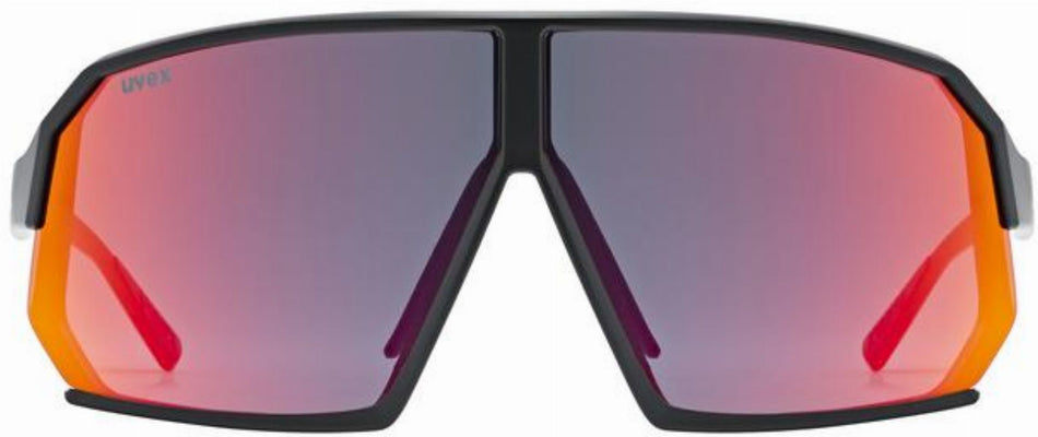 Uvex Sportstyle 237 MTB Brille black matt/mirror red