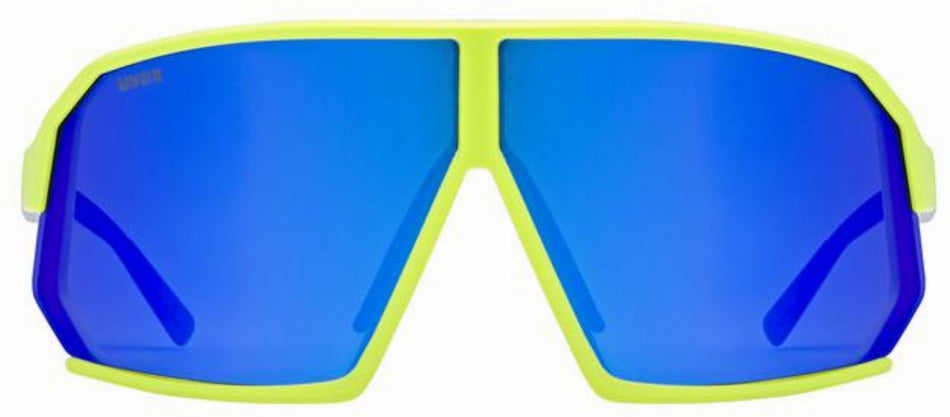 Uvex Sportstyle 237 MTB Brille blue yellow/mirror blue