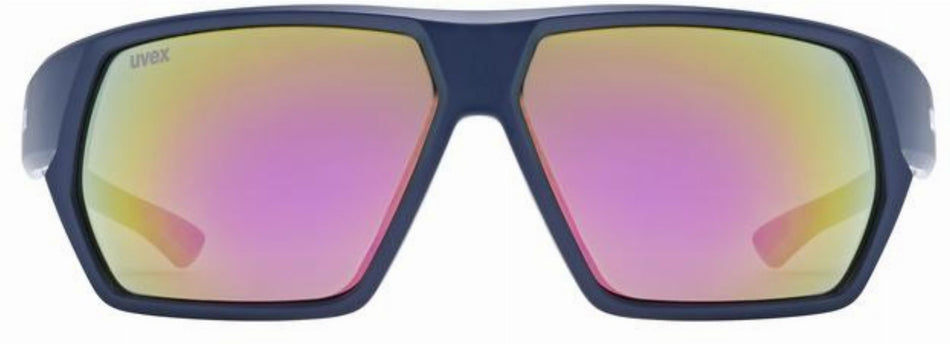 Uvex Sportstyle 238 Sportbrille deep space matt/mirror red