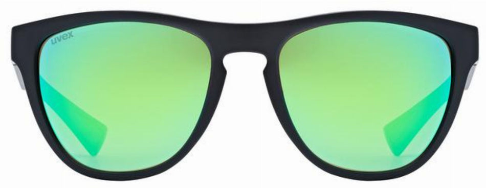 Uvex Esntl Spirit Brille black matt/mirror green