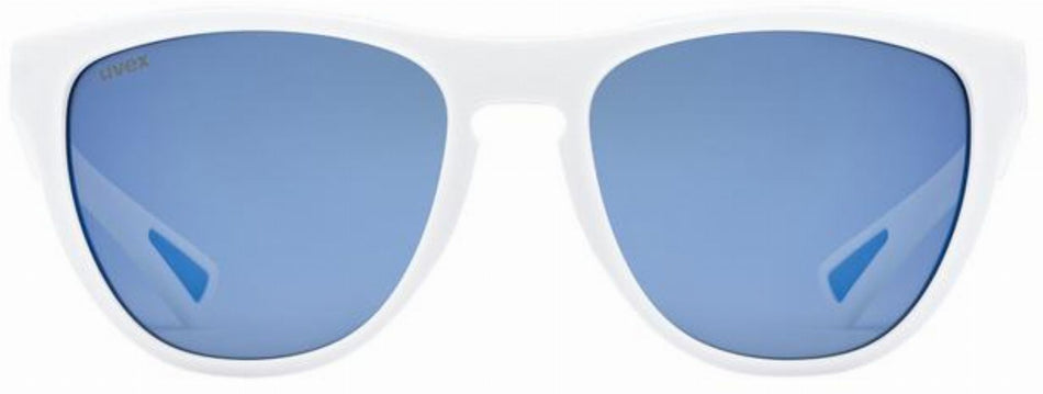 Uvex Esntl Spirit Brille white matt/mirror blue