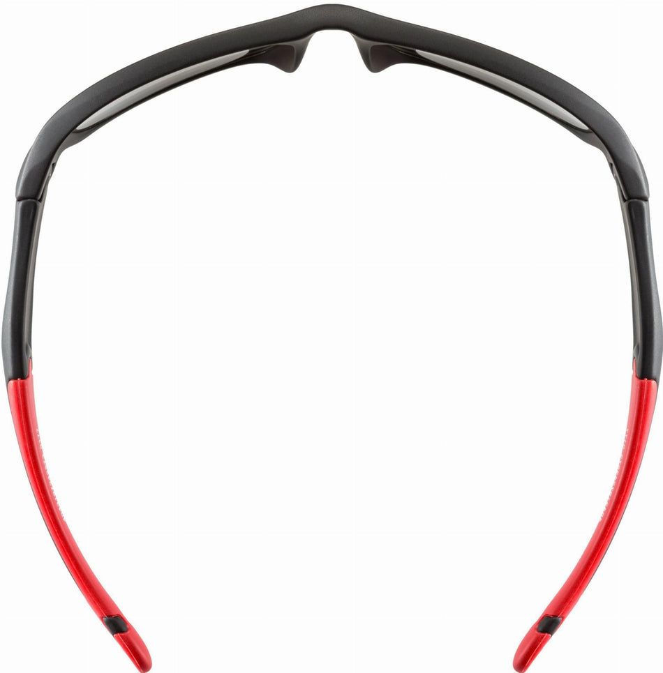 Uvex Sportstyle 507 Kinder & Jugend Brille black matt red/mirror red