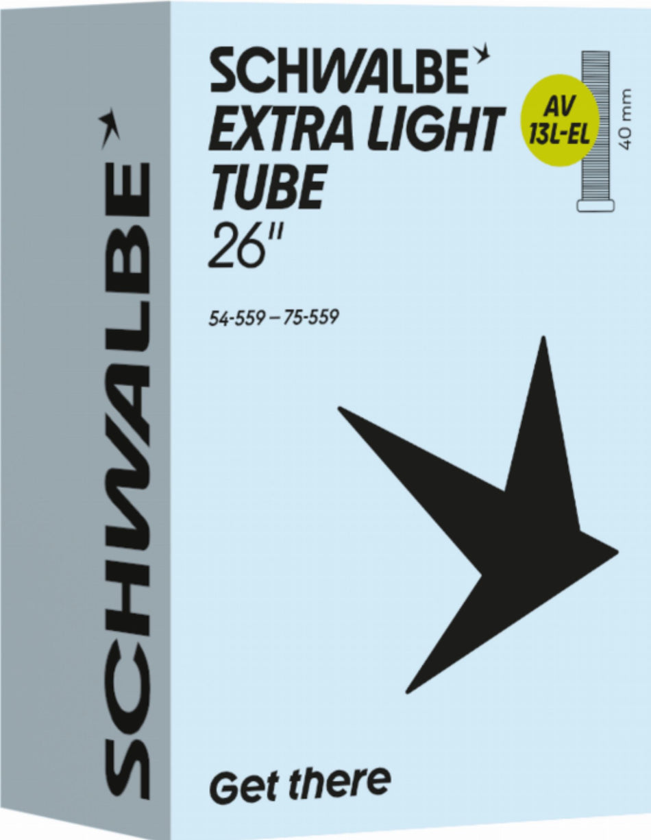 Schwalbe Extra Light Schlauch 26" NR. 13L-EL schwarz ETRTO 54/75-559