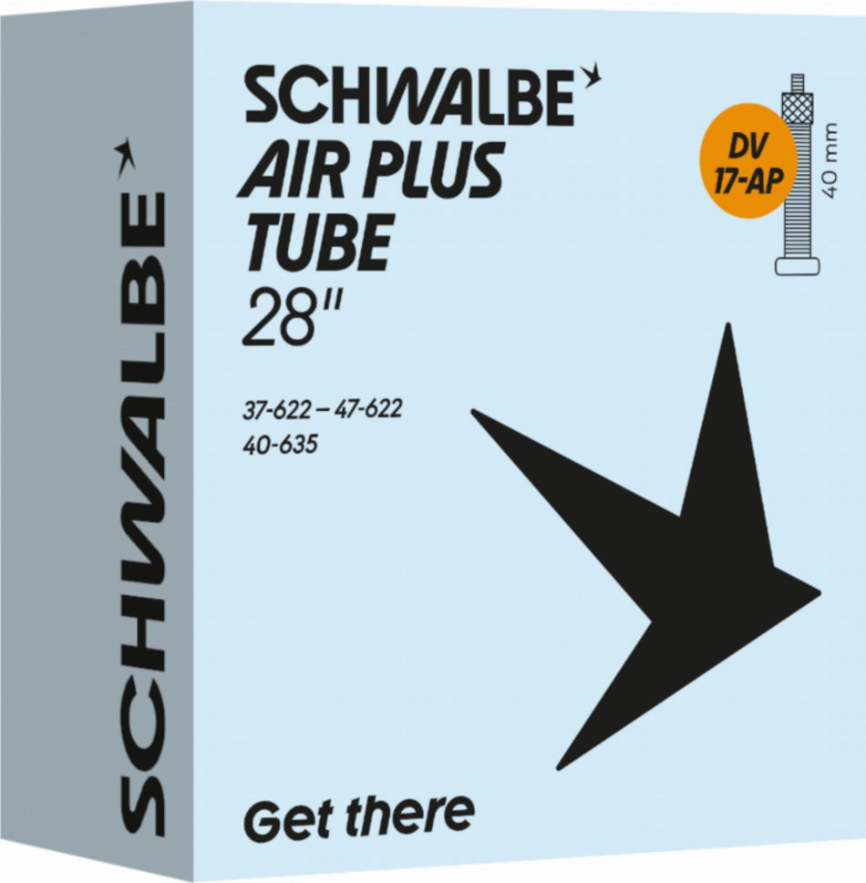 Schwalbe Air Plus Schlauch 28" NR. 17-AP schwarz ETRTO 37/47-622/635