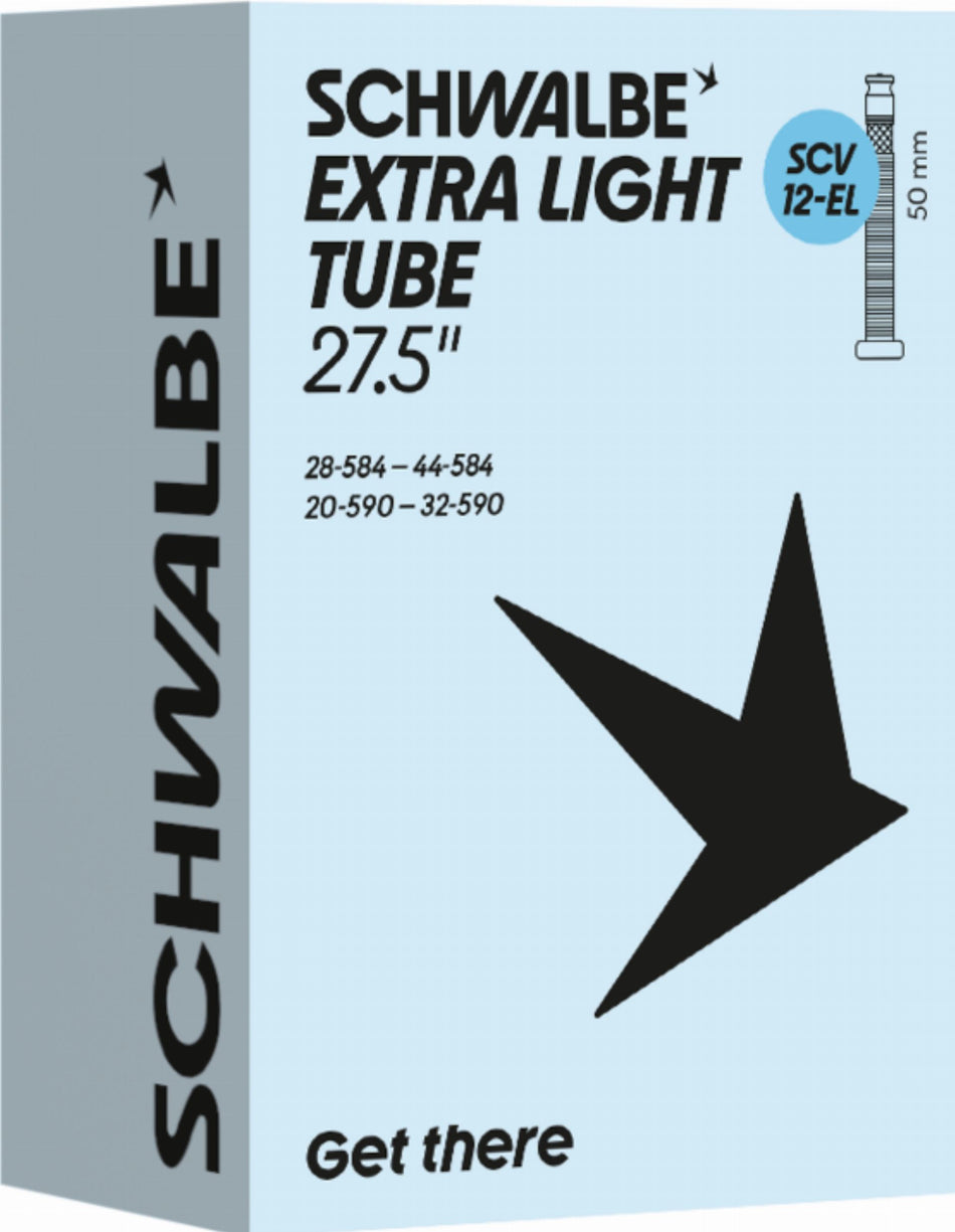 Schwalbe Extra Light Schlauch 26" NR. 12-EL schwarz ETRTO 28/44-584/590
