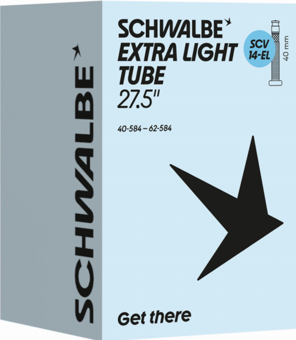 Schwalbe Extra Light Schlauch 27,5" NR. 14-EL schwarz ETRTO 40/62-584