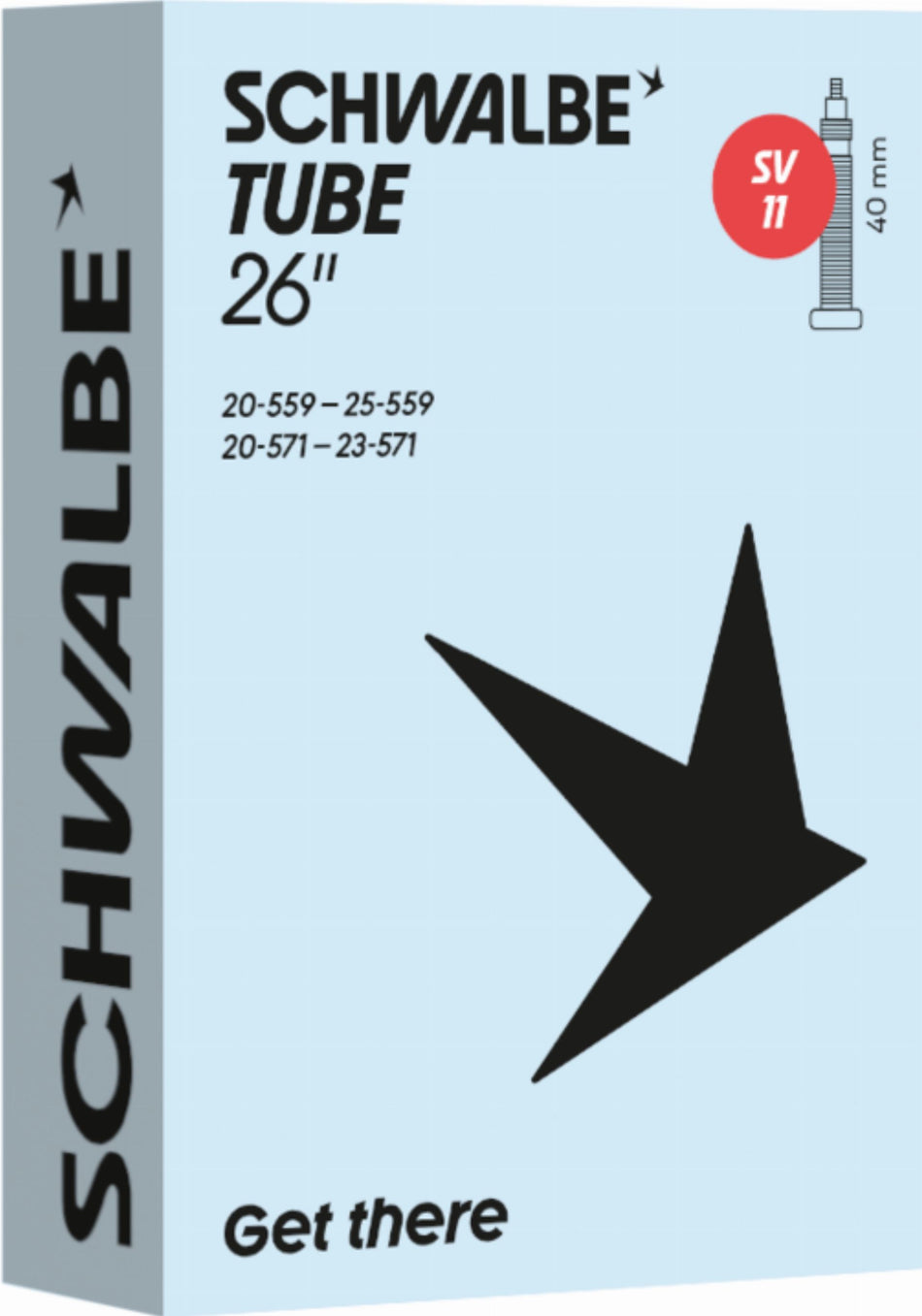 Schwalbe Standard Schlauch 26" NR. 11 schwarz ETRTO 20/25-559/571