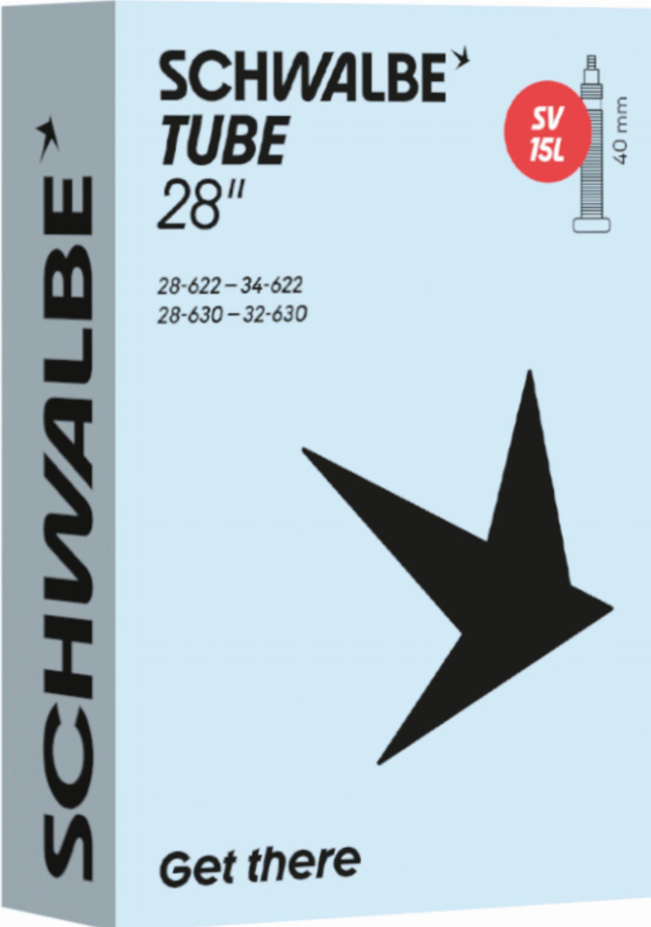 Schwalbe Standard Schlauch 28" NR. 15L schwarz ETRTO 28/34-622/630