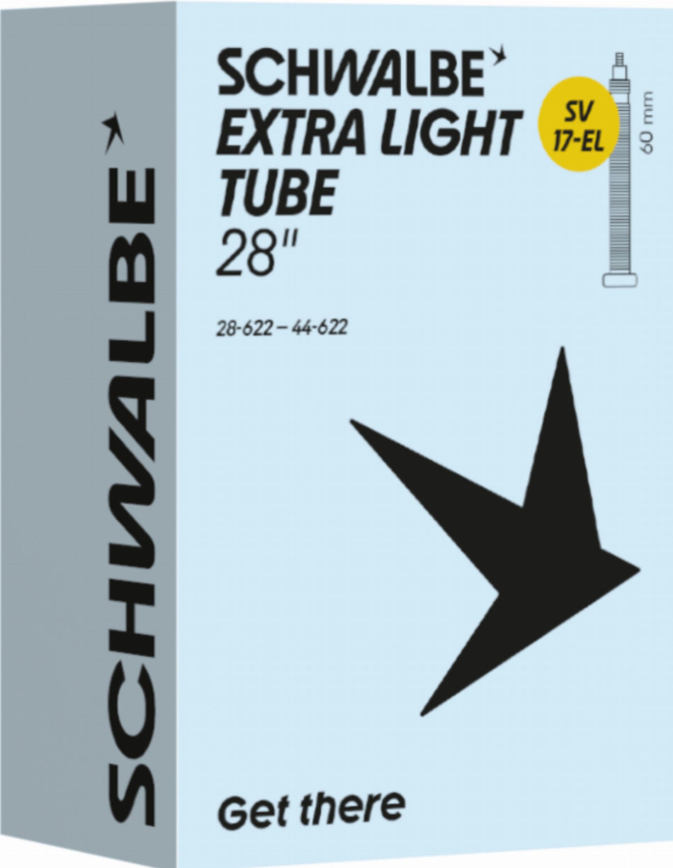 Schwalbe Extra Light Schlauch 28" NR. 17-EL schwarz ETRTO 28/44-622