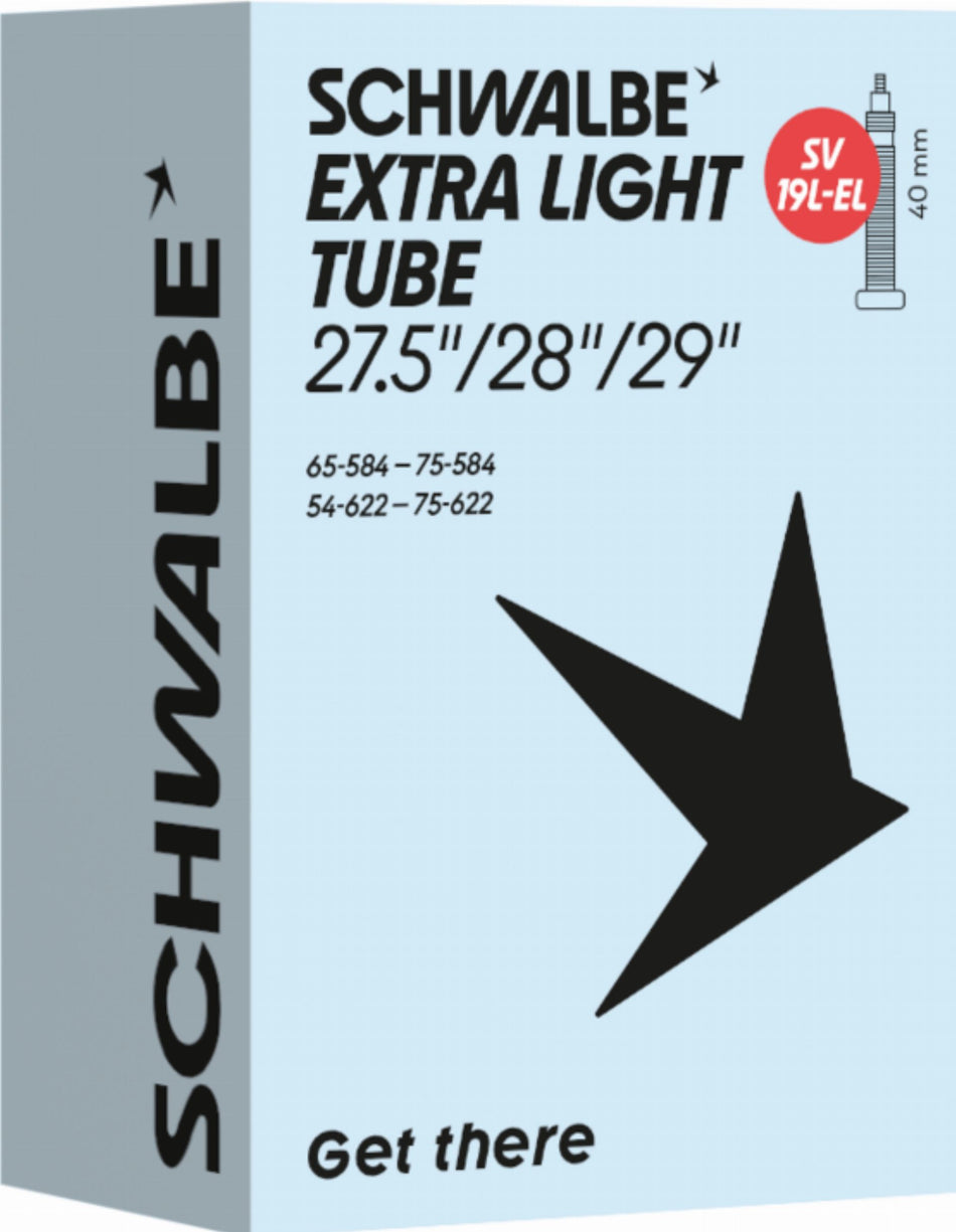 Schwalbe Extra Light Schlauch 27,5"/28"/29" NR. 19L-EL schwarz ETRTO 54/75-584/622