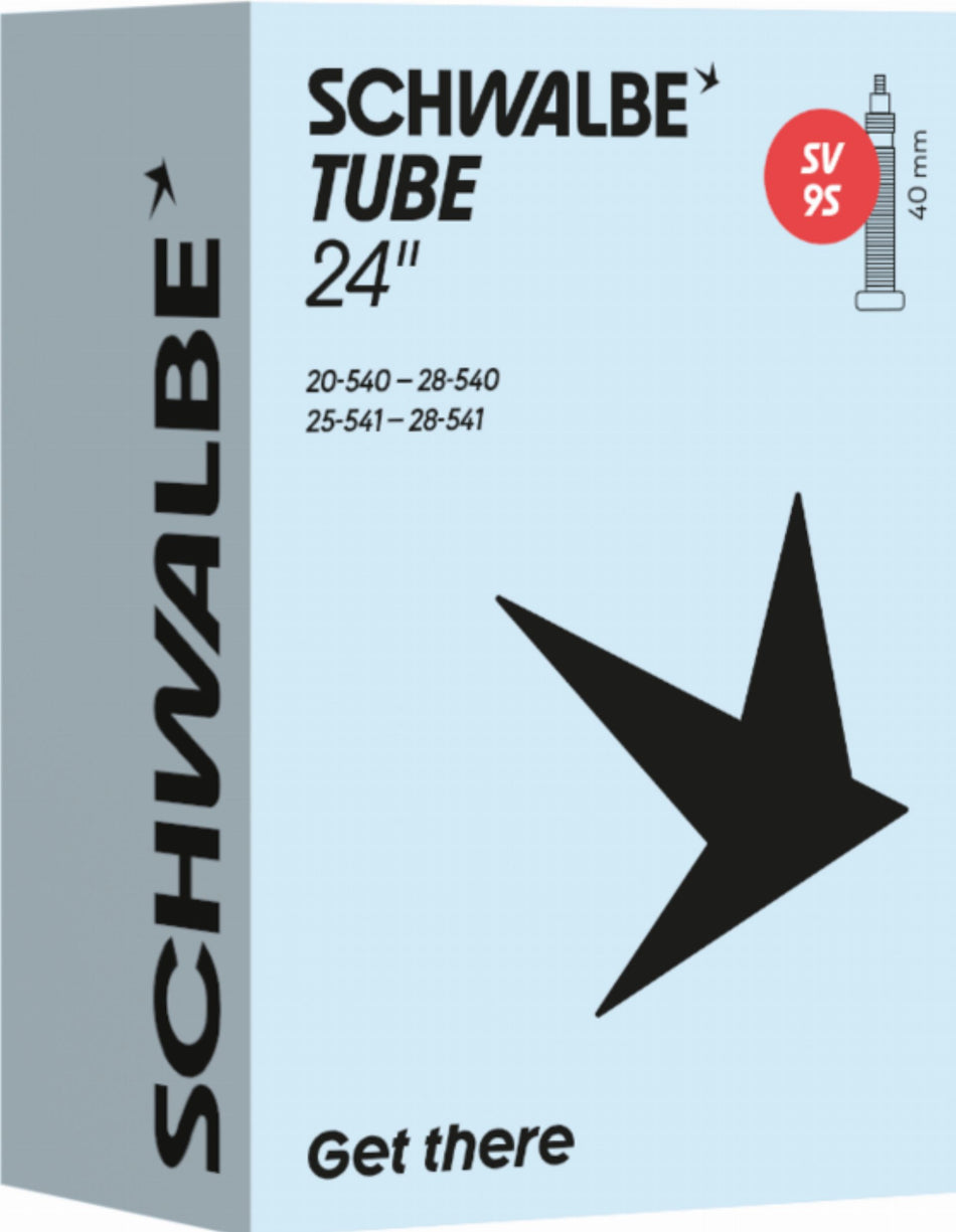 Schwalbe Standard Schlauch 24" NR. 9S schwarz ETRTO 20/28-540/541