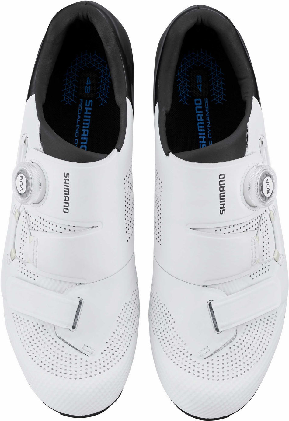 Shimano SH-RC502 Wide Rennradschuhe white