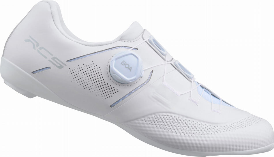 klickschuhe rennrad damen Shimano RC503W Women Rennradschuhe SPD-SL spezieller Damenleisten whit – Biketech24