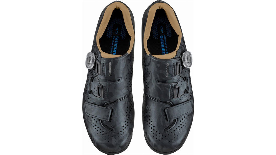 Shimano RX600W Women Gravel-Schuhe SPD spezieller Damenleisten stone gray