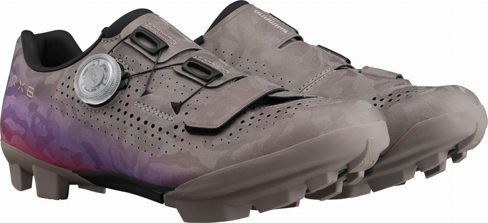 Shimano RX600W Women Gravel-Schuhe SPD spezieller Damenleisten purple