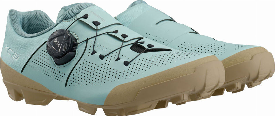 Shimano XC302W Women MTB-Schuhe SPD spezieller Damenleisten surf blue