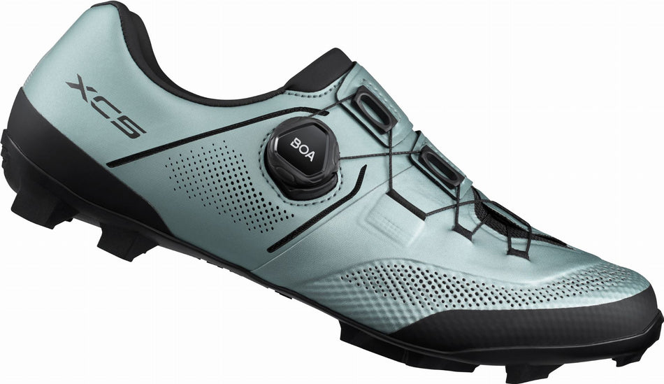 Shimano XC503 MTB-Schuhe SPD breite Ausführung ice blue