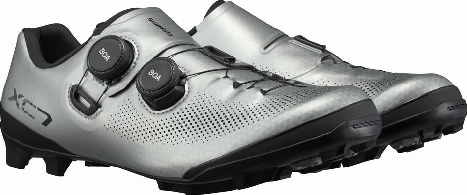 Shimano XC703 MTB-Schuhe SPD breite Ausführung silver
