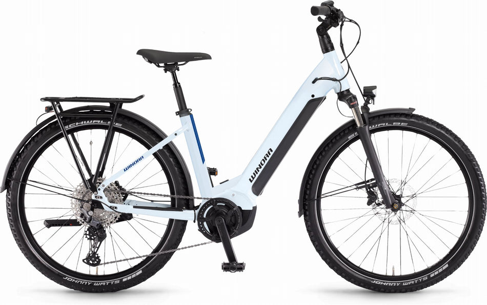 Winora Yucatan 12 630 Wh E-Bike Wave 27,5" winterwhite