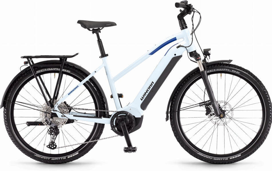 Winora Yucatan 12 630 Wh E-Bike Trapez 27,5" winterwhite