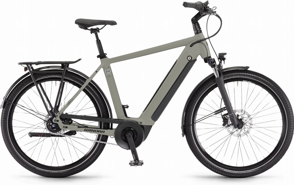 Winora Sinus N5 eco 500 Wh E-Bike Diamant 27,5" sagegrey matt