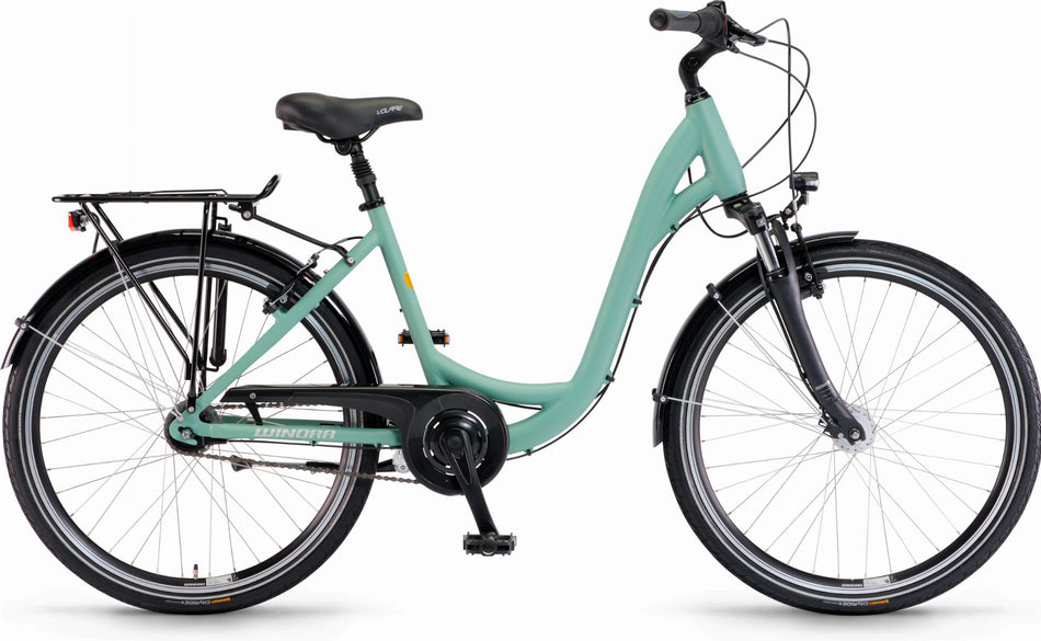 Winora Holiday N7 Cityrad Wave 26" jade green matte 43