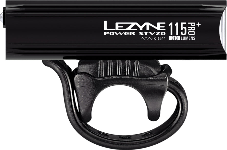 Lezyne LED Power Pro+ 115 StVZO Vorderlicht mattschwarz