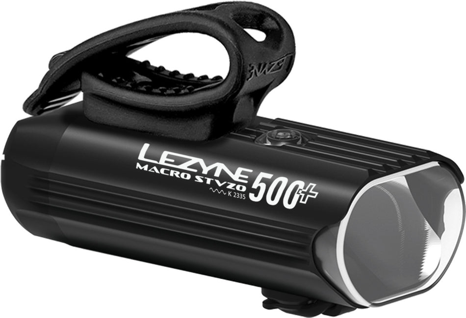 Lezyne Macro Drive 500+ Reverse StVZO Frontscheinwerfer satin schwarz