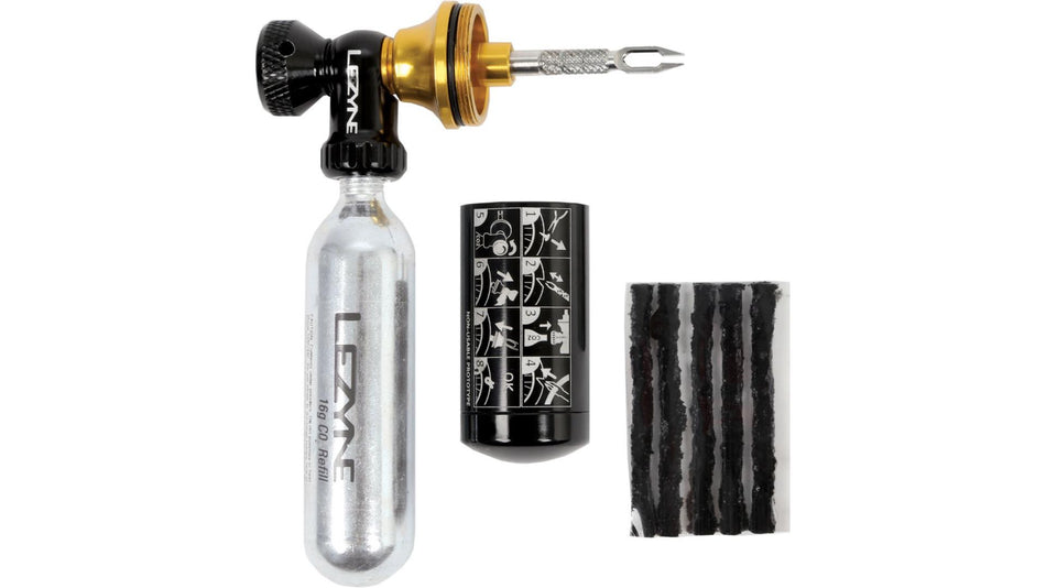 Lezyne Tubeless CO2 Blaster schwarz/gold