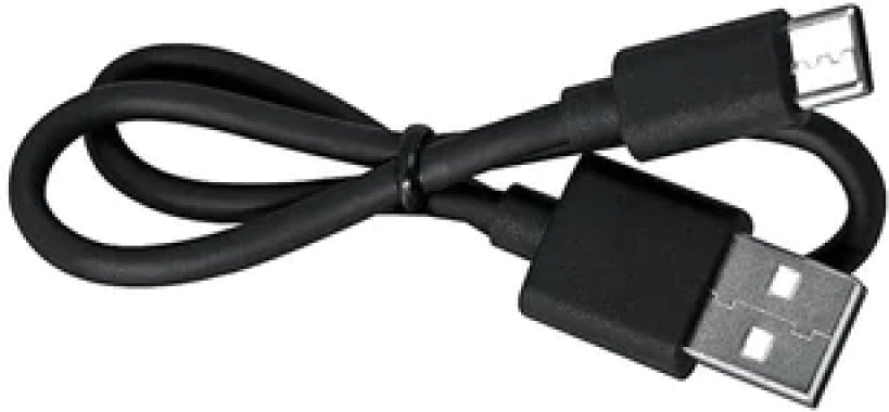 Lezyne Ersatz-Kabel USB-C zu USB-A 30 cm schwarz