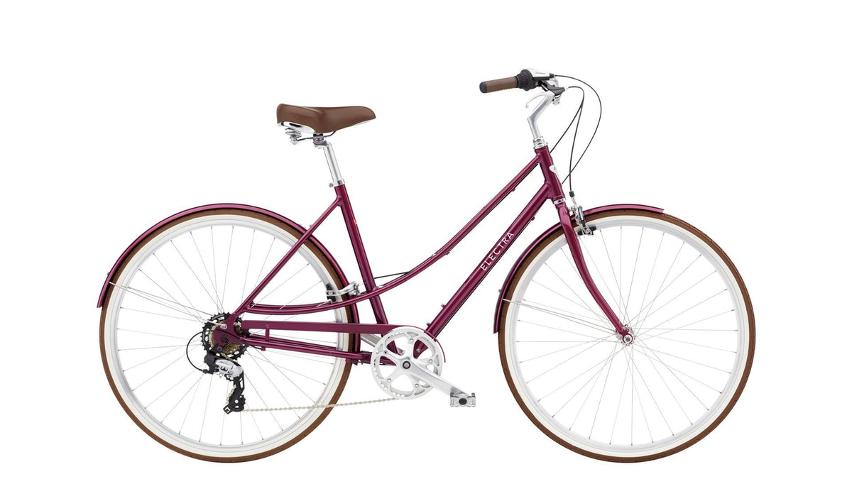 Electra Loft 7D Step-Thru Retrobike Wave 28" sangria - M