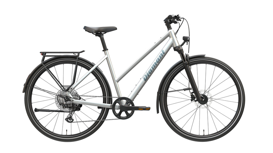 Diamant Mahon Trip Plus MS Cityrad Trapez 28" halbmond metallic