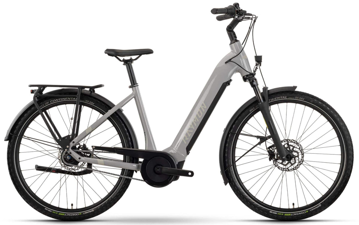 raymon fahrradständer Raymon Metmo Select 504 Wh E-Bike Wave 27,5" timelessgrey/moss – Biketech24