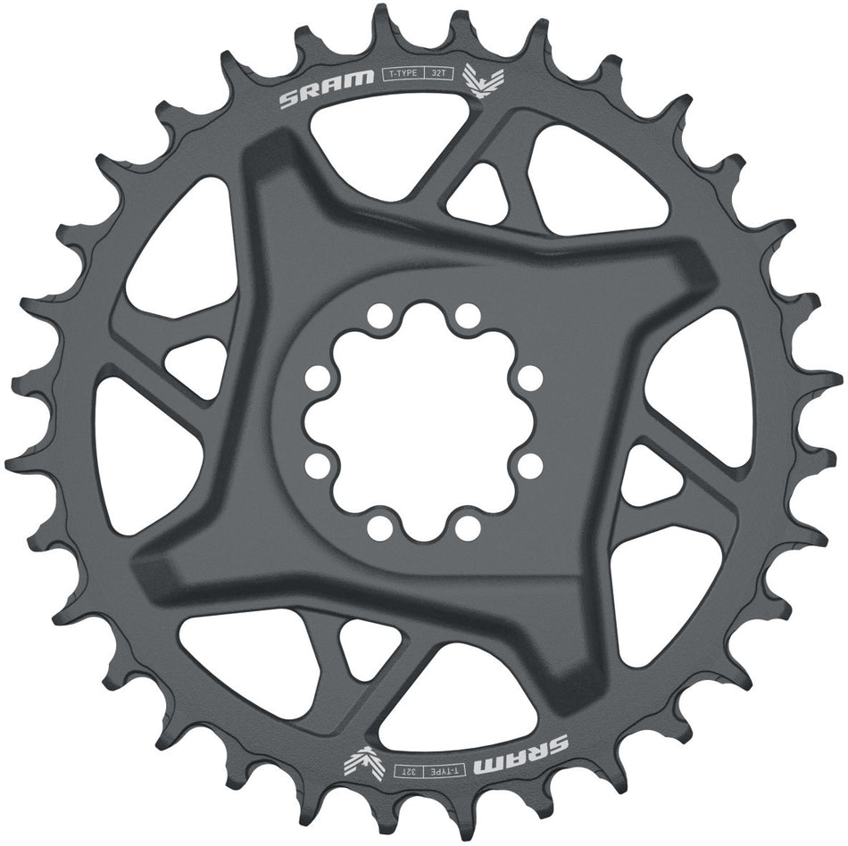 SRAM T-Type Eagle GX Kettenblatt 12-fach Direct Mount Offset 3 mm Aluminium schwarz