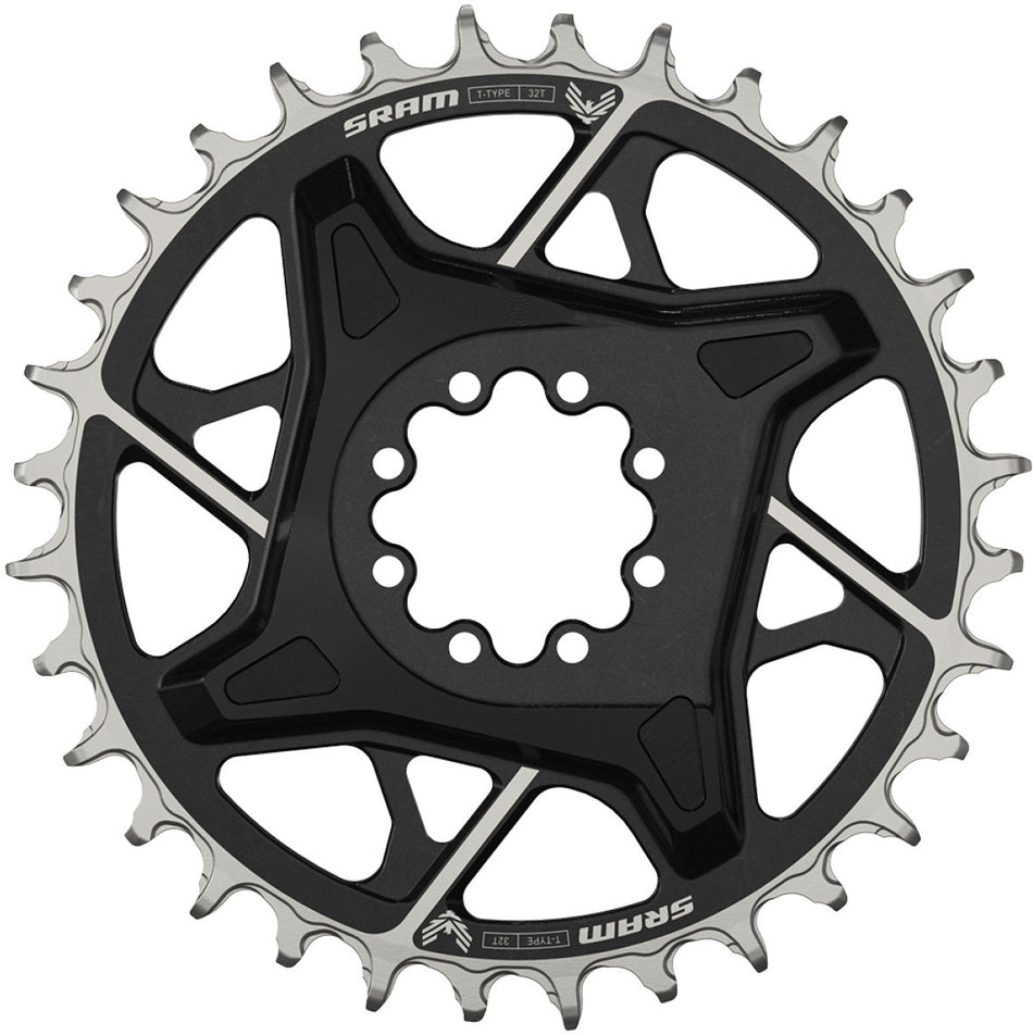SRAM T-Type Eagle X0 Kettenblatt 12-fach Direct Mount Offset 3 mm Aluminium schwarz