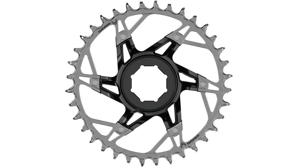 SRAM T-Type XX Eagle Brose Kettenblatt 12-fach Direct Mount Aluminium silber