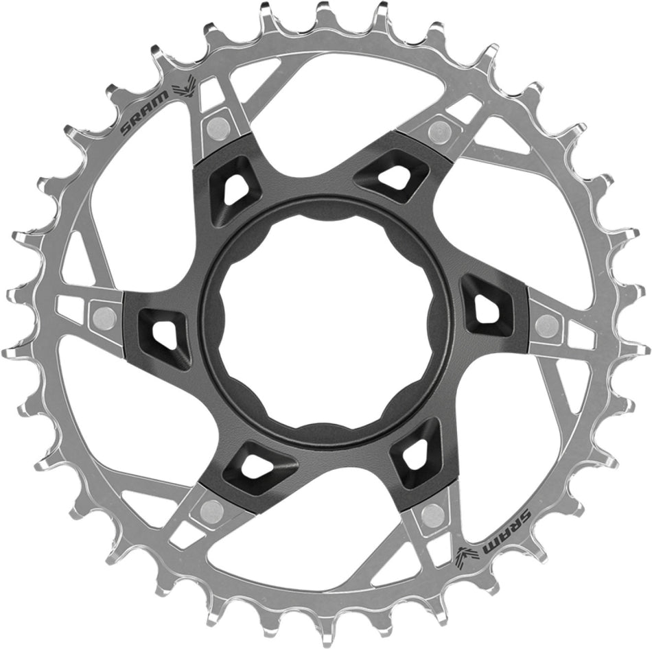 SRAM T-Type XX Eagle TQ Kettenblatt 12-fach Direct Mount Aluminium silber